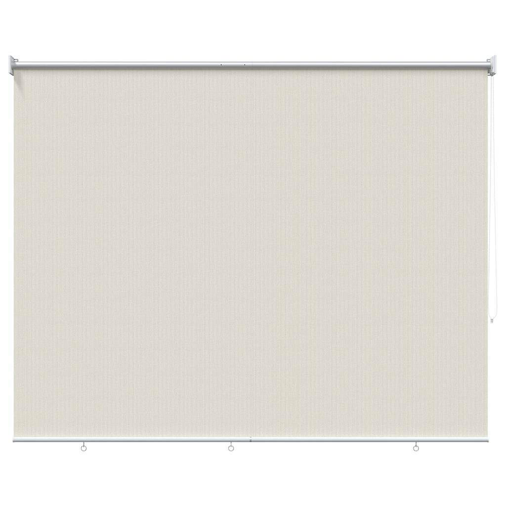 Vidaxl rolgordijn voor buiten 225(b)x140(h) cm crèmekleurig