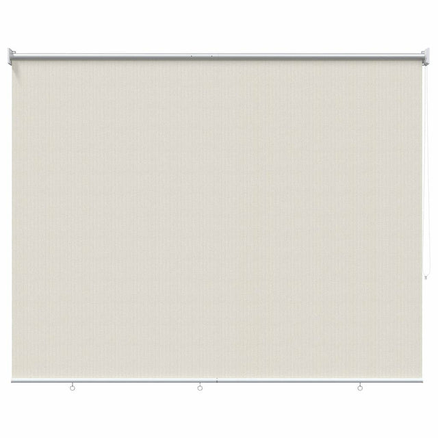 Vidaxl rolgordijn voor buiten 225(b)x140(h) cm crèmekleurig