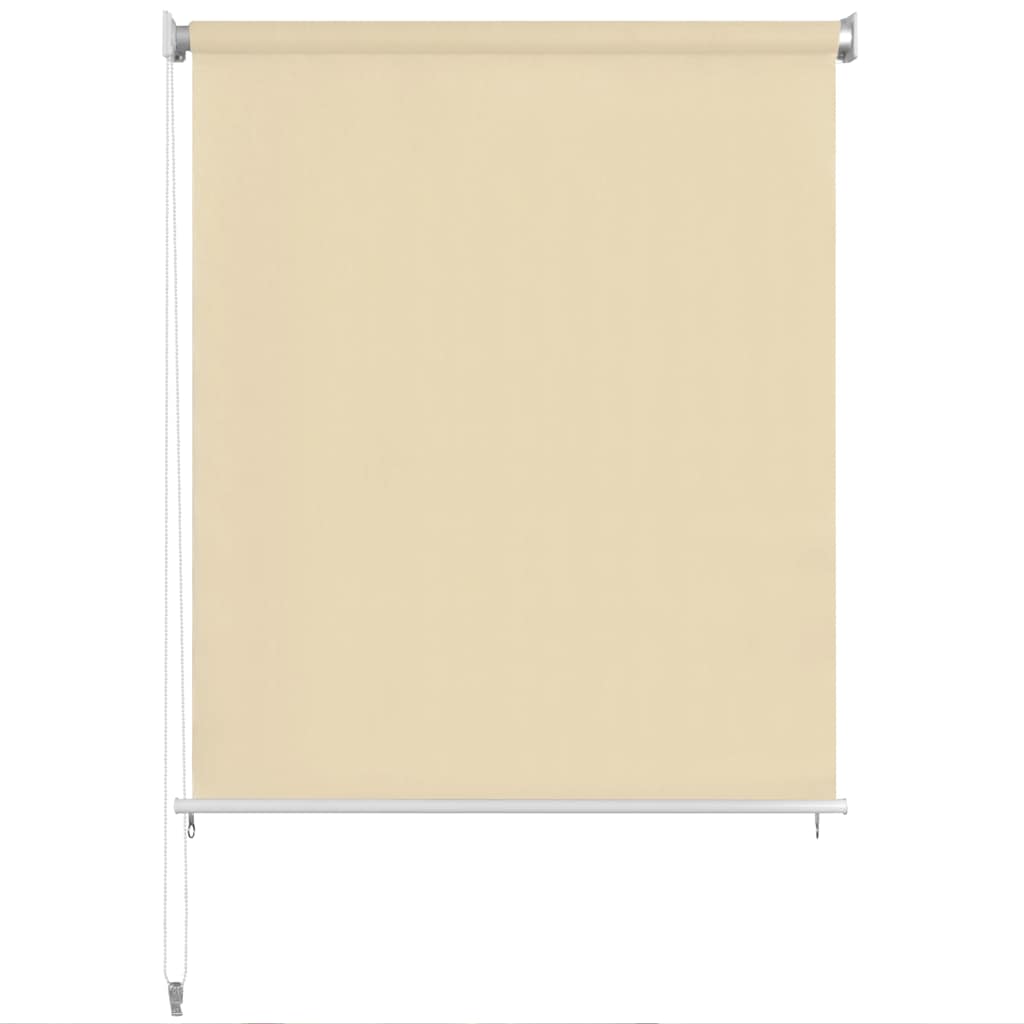 Vidaxl Roller Blind para crema afuera de 220x140 cm