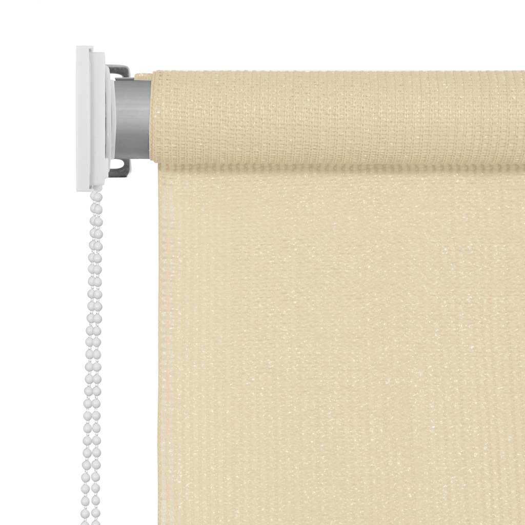 Vidaxl Roller Blind para crema afuera de 220x140 cm