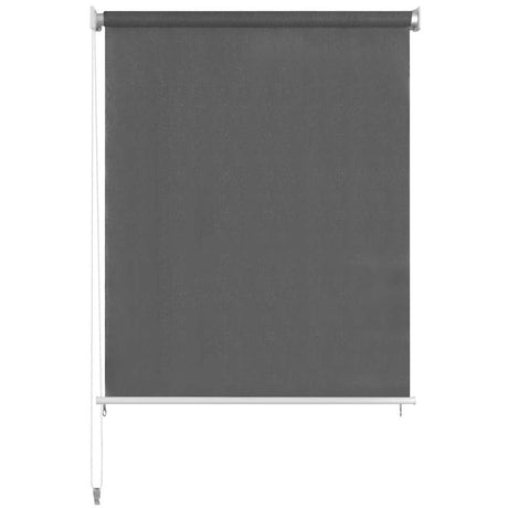 Vidaxl rolgordijn voor buiten 145(b)x230(h) cm antracietkleurig