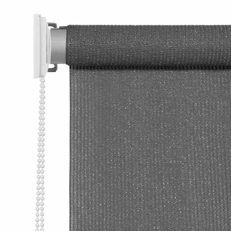 Vidaxl rolgordijn voor buiten 145(b)x230(h) cm antracietkleurig