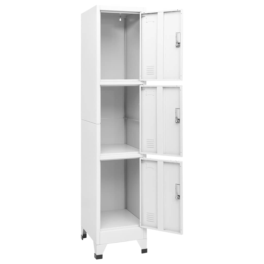 Vidaxl lockerkast met 3 vakken 38x45x180 cm