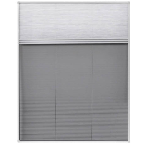 Vidaxl raamhor plissé met verduistering 80x100 cm aluminium