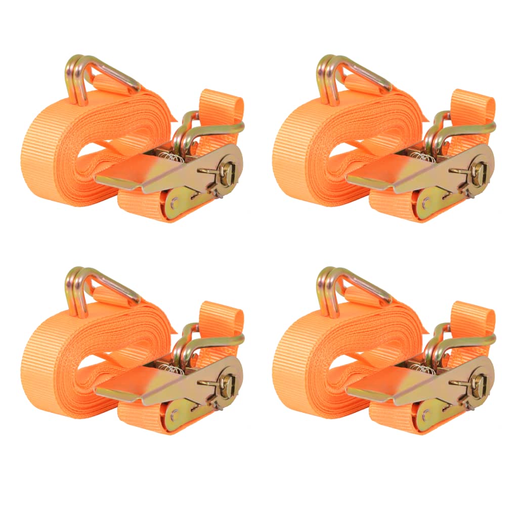 Pneus de gamme de vidaxl 0,4 tonne 6 mx25 mm d'orange 4 pcs