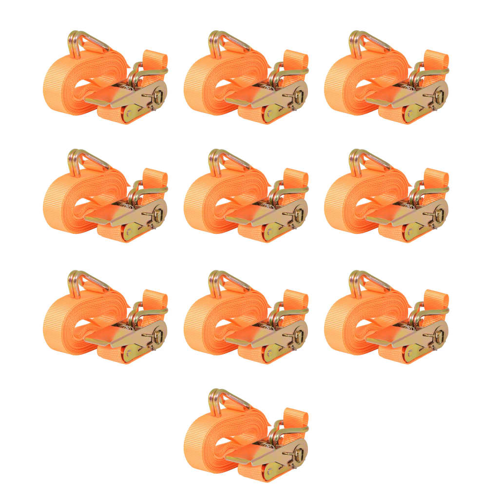 Pneus de gamme de vidaxl 0,4 tonne 6 mx25 mm orange 10 pcs