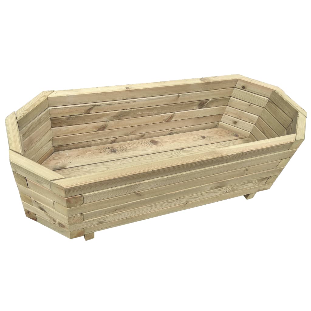 Vidaxl Planter je dvignil 100x40x31 cm impregnirani borov les