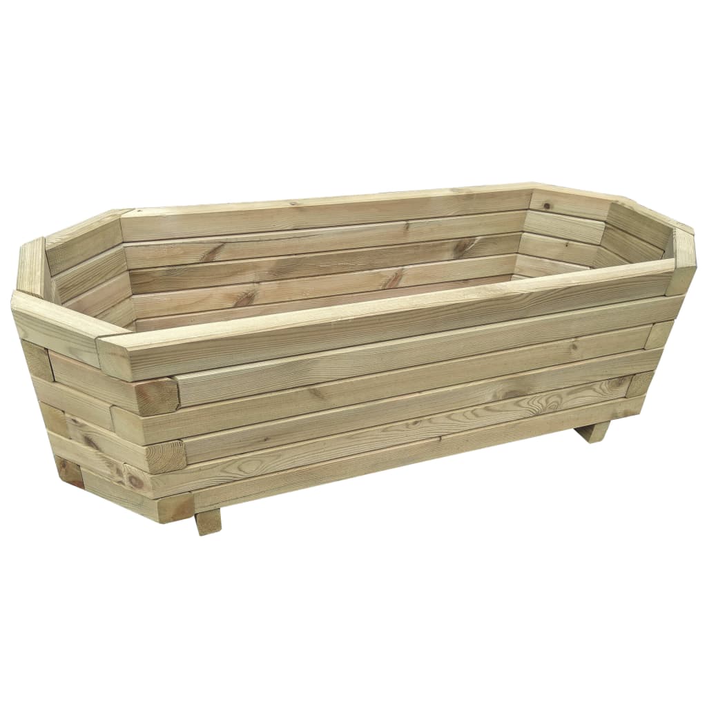 Vidaxl Planter je dvignil 100x40x31 cm impregnirani borov les