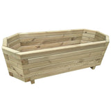 Vidaxl Planter je dvignil 100x40x31 cm impregnirani borov les