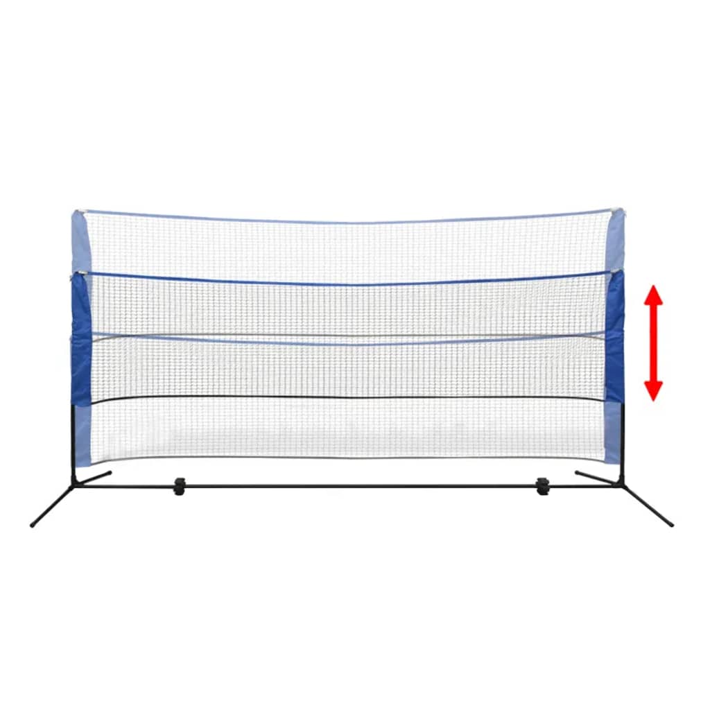 Vidaxl badminton nett med skyttelbusser 300x155 cm