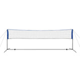 Vidaxl badminton nett med skyttelbusser 500x155 cm