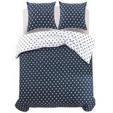 Vidaxl Duvet Superlay Set Dots 240x220 80x80 cm