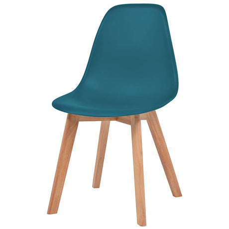 Vidaxl eetkamerstoelen 2 st kunststof turquoise
