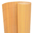 Vidaxl tuinafscheiding dubbelzijdig 90x300 cm pvc geel