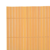 Vidaxl tuinafscheiding dubbelzijdig 90x300 cm pvc geel