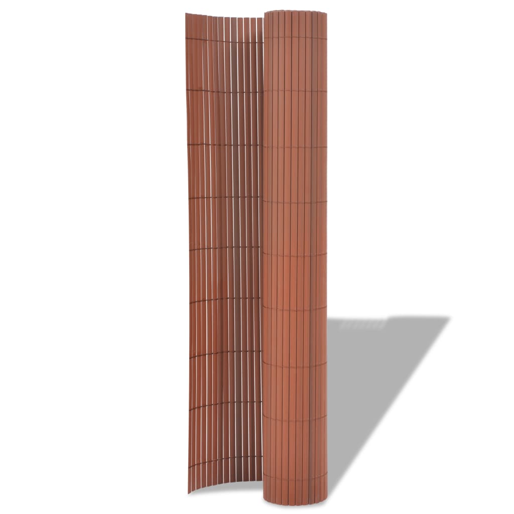 VIDAXL GARDEN SCENCING DOPPIO -CONDIUTO 90X300 CM PVC Brown