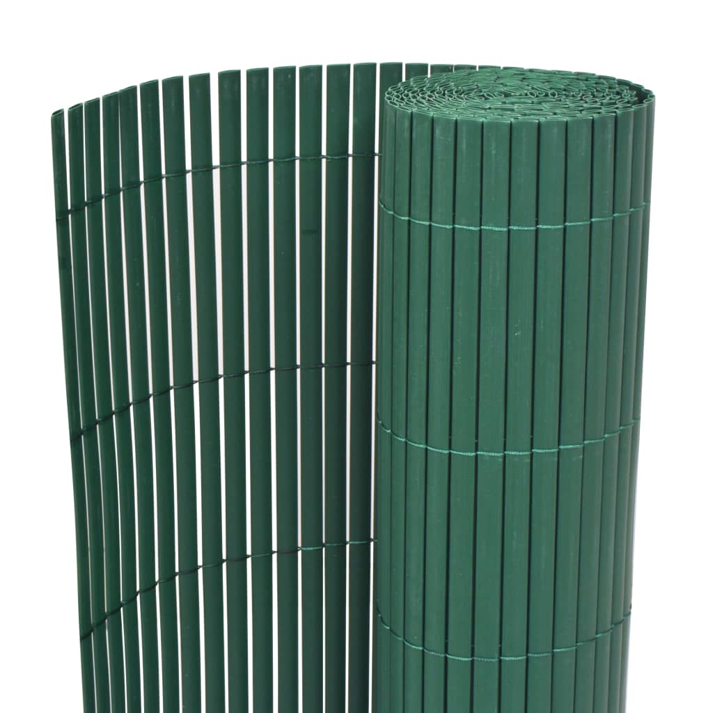 VIDAXL GARDEN SCENCING DOPPIO -CIDE 90X500 CM PVC VERDE