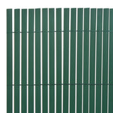 VIDAXL GARDEN SCENCING DOPPIO -CIDE 90X500 CM PVC VERDE