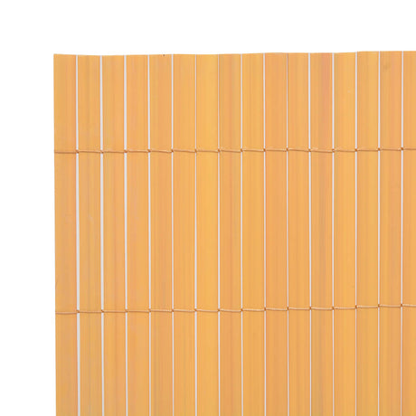 Vidaxl tuinafscheiding dubbelzijdig 90x500 cm pvc geel