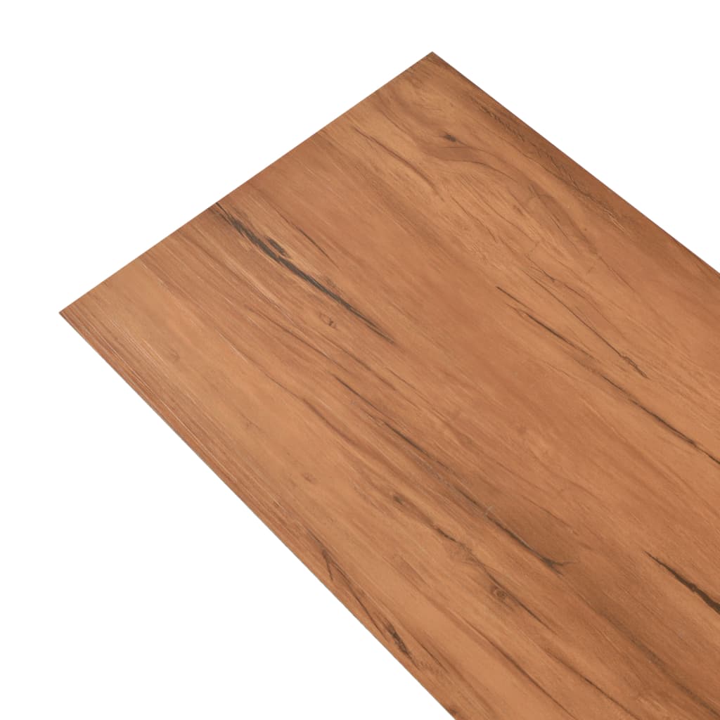 Vidaxl Floorboards Ne-séf-adhezivní 5,26 m² 2 mm PVC Elm Natural