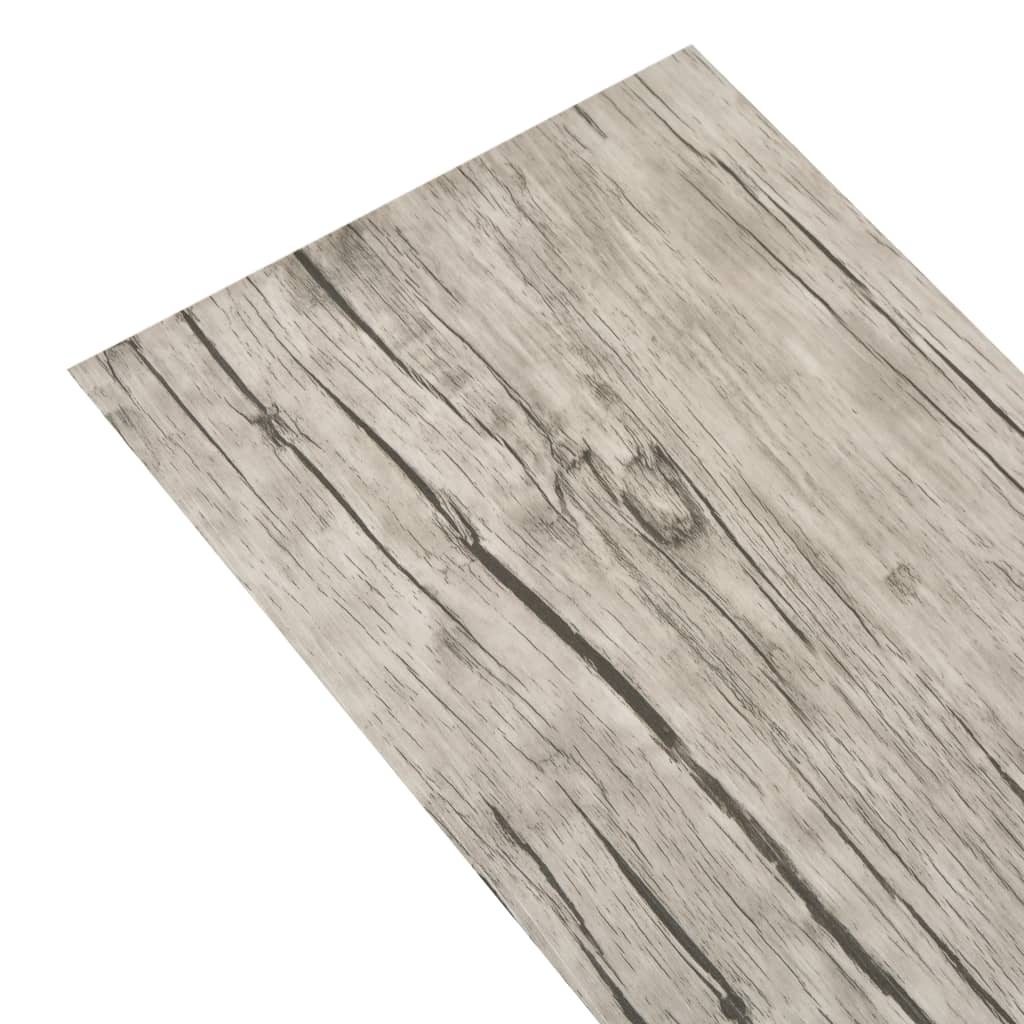 Vidaxl Floorboards Selvlavt 5,02 m² 2 mm PVC vasket eg