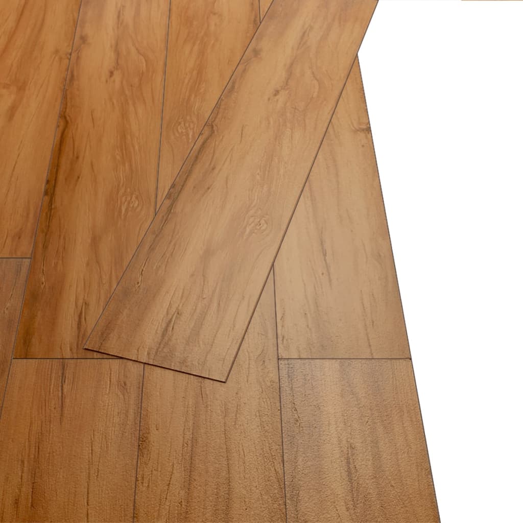 Vidaxl golvbrädor självhäftande 5,02 m² 2 mm PVC Natural Elm