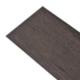 Vidaxl Floorboards Self -adhesive 5.02 m² 2 mm PVC dark brown