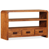 Vidaxl tv-meubel 90x30x55 cm massief acaciahout
