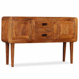 Vidaxl dressoir 120x30x75 cm massief hout met honingafwerking