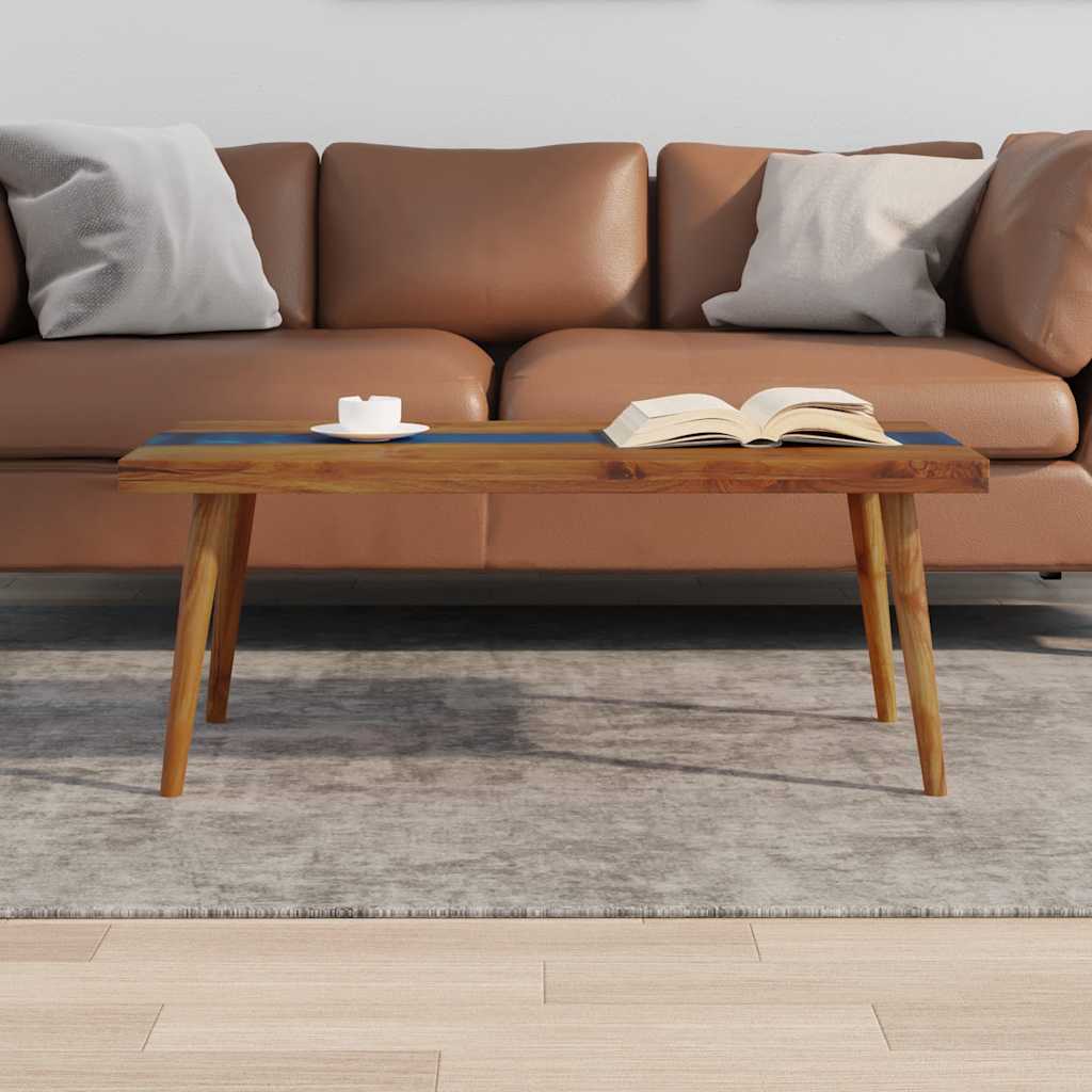 Vidaxl salontafel 100x50x40 cm teakhout hars