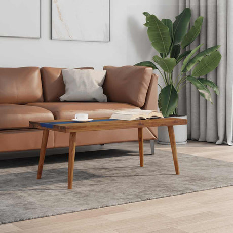 Vidaxl salontafel 100x50x40 cm teakhout hars