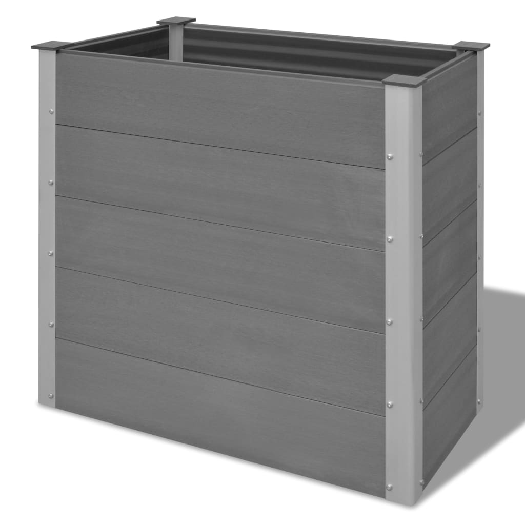 Vidaxl Planning Box hevet 100x50x91 cm hkc grå