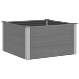 Vidaxl plantenbak verhoogd 100x100x54 cm hkc grijs