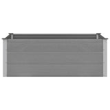 Vidaxl plantenbak verhoogd 150x100x54 cm hkc grijs