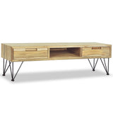 Vidaxl tv-meubel 120x35x35 cm massief teakhout
