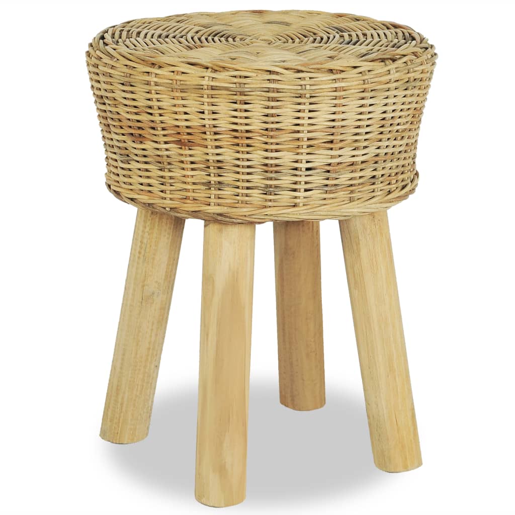 Vidaxl barkruk natuurlijk rattan