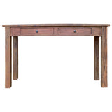 Vidaxl wandtafel 123x42x75 cm massief mahoniehout