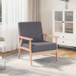 Vidaxl fauteuil stof donkergrijs