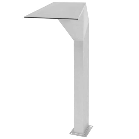 Vidaxl zwembadfontein 50x30x90 cm roestvrij staal zilverkleurig