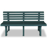 Vidaxl tuinbank 145,5 cm kunststof groen