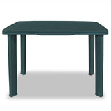 Vidaxl tuintafel 101x68x72 cm kunststof groen