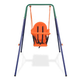 Vidaxl Swing Swing Juego con arnés de seguridad naranja