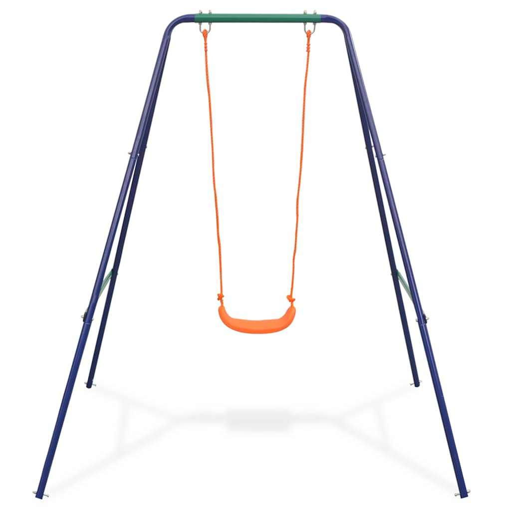 Vidaxl Swing para niños pequeños 2 en 1 naranja