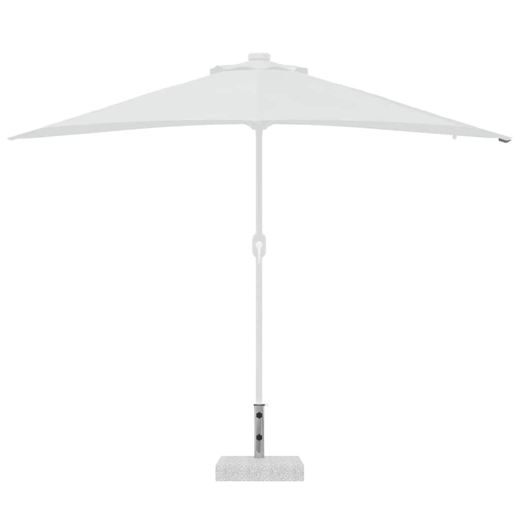 Vidaxl parasolvoet rechthoekig 25 kg graniet