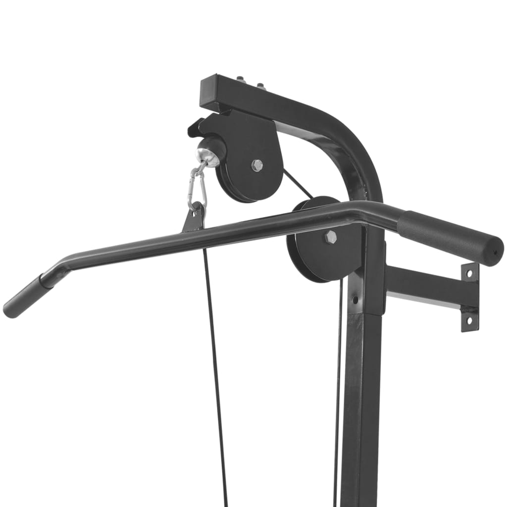 Vidaxl Home Gym with 2 pulleys wall mounted