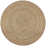 Vidaxl preproga okoli 90 cm pletene jute