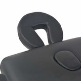 Vidaxl massagetafel inklapbaar 2 zones 10 cm dik zwart