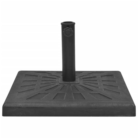 Vidaxl parasolvoet vierkant 19 kg hars zwart