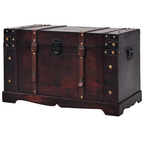 Vidaxl schatkist vintage stijl 66x38x40 cm hout