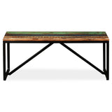 Vidaxl bankje 110x35x45 cm massief gerecycled hout